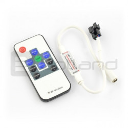 Sterownik taśm i pasków LED RGB z pilotem RF - Mini