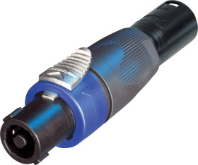 Adapter złącza głośnikowego złącze męskie SpeakON - złącze męskie XLR Neutrik NA4FX-M 1 szt.