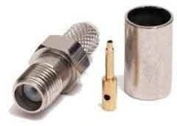 GSMA-RG58-S Gniazdo SMA zaciskane na kabel RG-58- srebrne