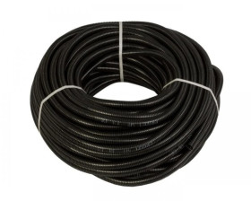 Rura ochronna stalowa pokryta PCV WOT 13 BK czarna E03DK-10030102401 /50m./