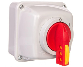 Łącznik krzywkowy 0-I 3P 40A w obudowie na kłódkę IP65 Łuk 40-13/5 924024