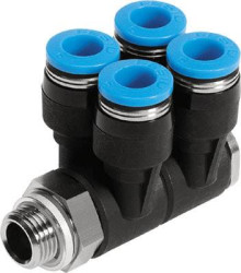 Rozdzielacz FESTO QSLV4-G1/8-4 Średnica rury: 4 mm 1 szt.