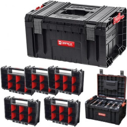 Skrzynka narzędziowa PRO TOOLBOX + 5 x Organizer TWO MULTI 257x181x65mm QBRICK SYSTEM