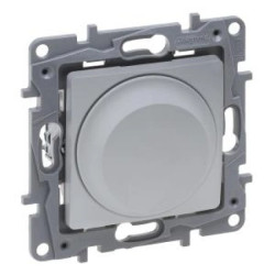 Niloe Selection Ściemniacz obrotowy 300 w 2 przewodowy (do obciążeń rlc oraz do lamp led) aluminium 762188