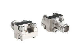 Złącze koncentryczne End Launch Męski/żeński typ złącza Złącze koncentryczne w okrągłej obudowie Podnośnik