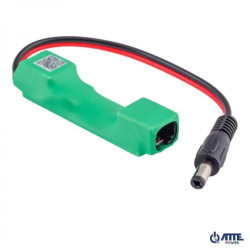 Adapter PoE 802.3af obniżający napięcie do 12V Vin 35...56VDC, Vout_1 12VDC (wtyk DC), Vout_2=Vin (RJ45) , Iout 1A, Pout 12W