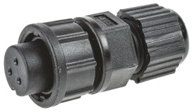 Złącze wielostykowe przemysłowe 3-pinowe Montaż na kablu Gniazdo Amphenol Industrial