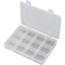 TruComponents E-110 Assortment Box 184 x 124 x 25mm - 12 Fixed Compartments