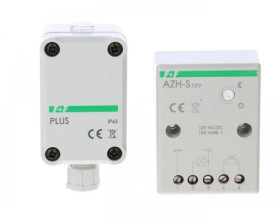 Automat zmierzchowy montaż natynkowy 16A 12V IP20 AZH-S-PLUS-12V