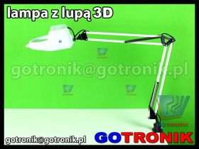 Lampa z lupą 3D 60W RT203