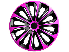 Kołpak 15'' STRONG DUO różowo-czarny 4szt