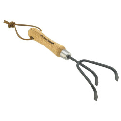 Kent &amp; Stowe 70100287 Carbon Steel Hand 3-Prong Cultivator, FSC&#xAE;