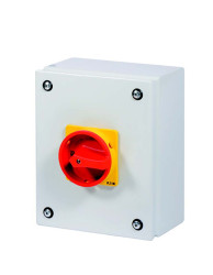 Rozłącznik z bezpiecznikami 3 63A W obudowie Wyłącznik główny, wyłącznik konserwacyjny, odłączanie przełącznika Eaton