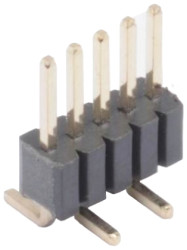 Złącze szpilkowe 5-pinowe raster: 1.27mm -rzędowe HARWIN Montaż powierzchniowy 1.0A