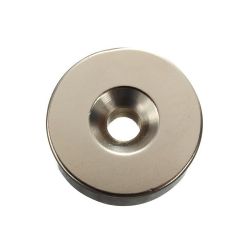 Magnes neodymowy MW 8x3mm pierścieniowy z otworem 6,3/3mm / Mag084