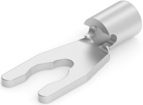 Uninsulated forked cable lug, 0.3-1.42 mm², AWG 22, 3.56 mm, M3.5, 53266-2