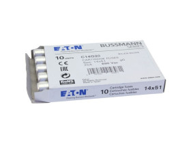 Wkładka cylindryczna 14 x 51 mm 20A GG 500V AC C14G20 EATON