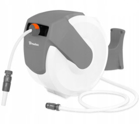 Bęben automatyczny z wężem 1/2" 20m i akcesoriami WHITE LINE BRADAS WL-W6B20