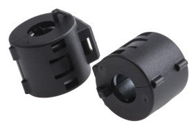 Zacisk ferrytowy średnica otworu 8.1mm Urządzenia peryferyjne komputerów, telewizja cyfrowa, wewnętrzne i zewnętrzne