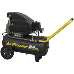 Sealey SAC2420E110V Air Compressor 24L Direct Drive 2hp 110V
