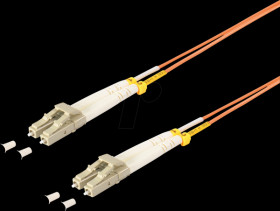 Duplex adapter cable, LC/LC, 2 m