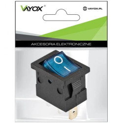 Przełącznik MK1011 podś. niebieski 230V Vayox PAK.