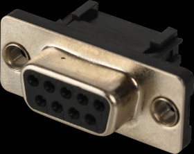114-09-2-00-00-60 D-SUB socket, 9-pin, for IDC ribbon cable
