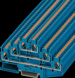 3210509 Multi-deck terminal block, PT 2.5-3L blue