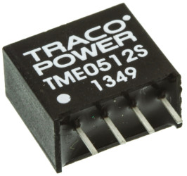 Przetwornica DC-DC, 1W, Uwe 4,5 → 5,5 V DC, Uwy 12V dc, Iwy 84mA, TRACOPOWER