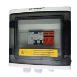 Doktorvolt Rozdzielnica PV Fotowoltaiczna Solarna AC SIEMENS 1F C20A 25A 300mA T1 T2 0720 DV-0720-FOT