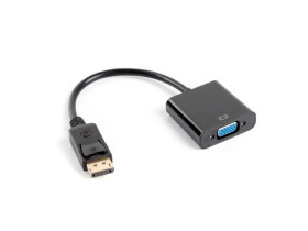 Adapter DisplayPort 1.1 - VGA 0,1m czarny AD-0002-BK