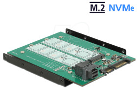62704 SATA 22 pin + SFF-8643> M.2(M) &amp; M.2(B)