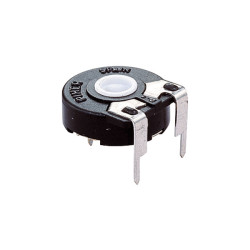 100R &#xB1;30% 0.25W Piher 15mm Carbon Potentiometer Horizontal Mount