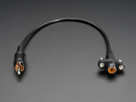 Panel Mount RCA (Composite Video, Audio) Cable [discontinued]
