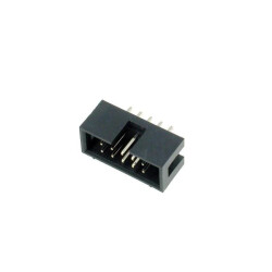Wtyk IDC 10-stykowy prosty do montażu na PCB, raster 2,54 mm ze złoconymi stykami, Z-WS10G