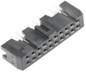 Gniazdo PCB raster 2.54mm 20-stykowe 2-rzędowe przepustowe