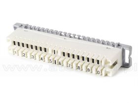 Łączówka LSA, rozłączna, 2/10, z nadrukiem 1..0