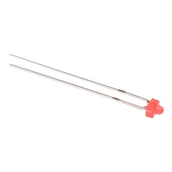 Red 1.8mm LED Diffused 600mcd 60°