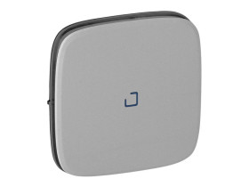 VALENA ALLURE Klawisz aluminium wyłącznika jednobiegunowy ze wskaźnikiem led 755087 LEGRAND