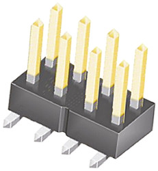 Złącze szpilkowe 8-pinowe raster: 2.54mm 2-rzędowe Samtec Montaż powierzchniowy 7.0A 475.0 V.