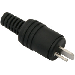 Wtyk głośnikowy prosty lutowany