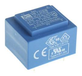 Transformator do druku 8V ac 230V ac 2 wyjścia THT 1VA