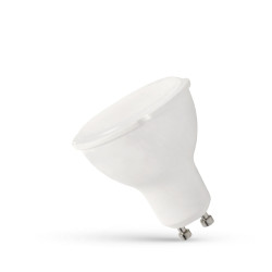 Żarówka LED GU10 9W SMD z mleczną szybką WW WOJ+13256_9W