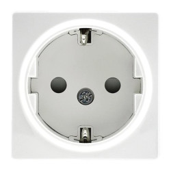 VENA Pokrywa gniazda poj Schuko z przesłoną torów prądowych do mechanizmu 911241 5102041