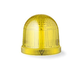 Sygnalizator 24 V AC/DC Multi stroboskopowy Żółty Montaż w rurze LED