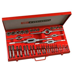 Zestaw gwintowników i narzynek elementy 41 rozmiar gwintownika M18 Facom HSS