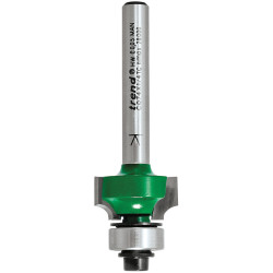 Trend C074 x 1/4 TC Round Over Two Flute Cutter 3.2 x 9.5mm