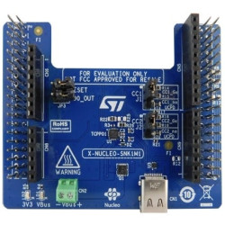 X-NUCLEO-SNK1M1 USB Type-C Power Delivery Sink expansion board based on TCPP01-M12 for STM32 Nucleo