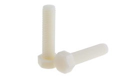 Śruba z łbem sześciokątnym gwint M12 50mm Nylon RS PRO