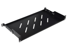 Półka regulowana 19cali 1U głębokość 280mm V RAL9004